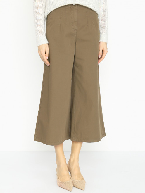 Широкие брюки из хлопка с карманами Max&Co - МодельВерхНиз