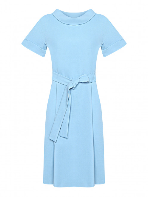 Платье из смешанной шерсти с короткими рукавами Moschino Boutique - Общий вид