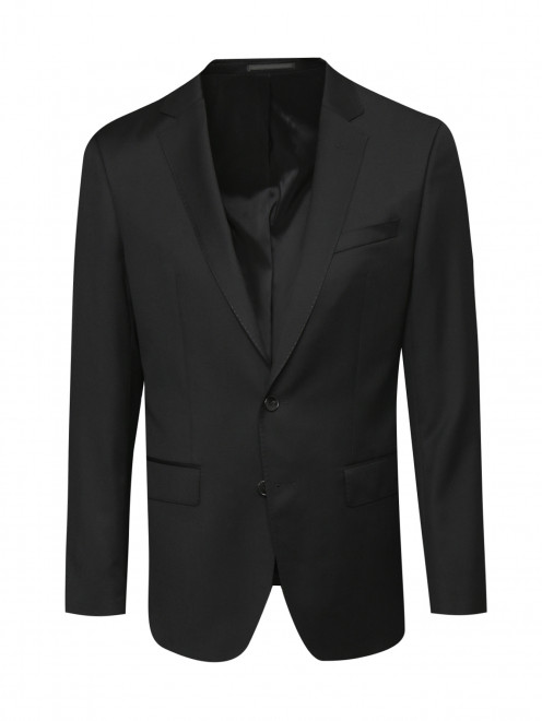 Однобортный пиджак из шерсти Boss - Общий вид