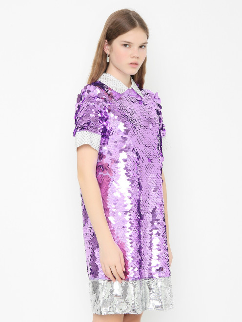 Платье с крупными пайетками N21 - МодельВерхНиз