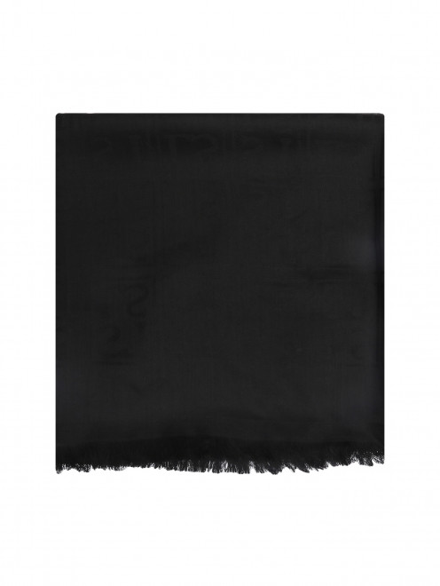 Однотонный платок из шерсти и шелка Luisa Spagnoli - Общий вид