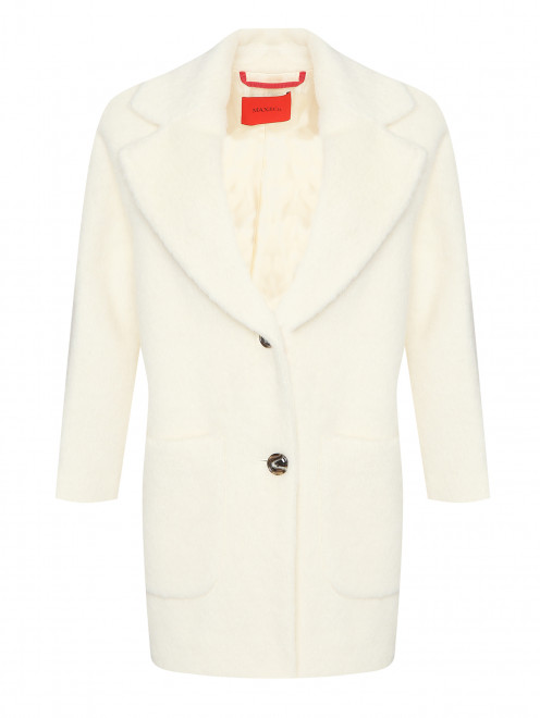 Пальто из смешанной шерсти с карманами Max&Co - Общий вид