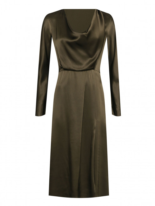 Платье-миди из шелка с драпировкой Dorothee Schumacher - Общий вид