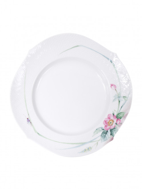 Тарелка десертная из фарфора  с узором Meissen - Общий вид