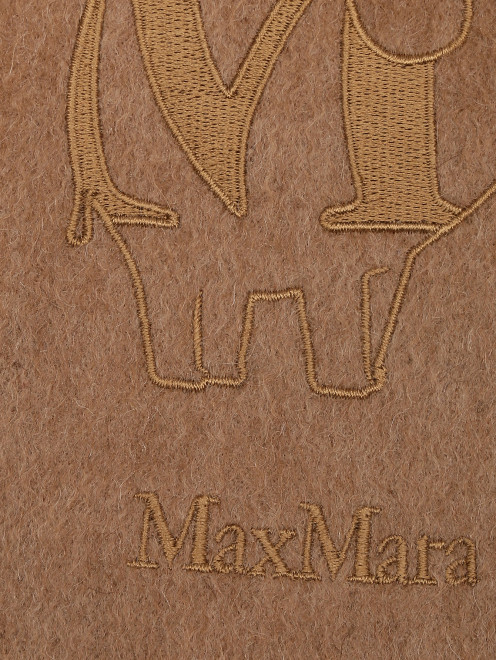 Шарф из шерсти с бахромой Max Mara - Деталь