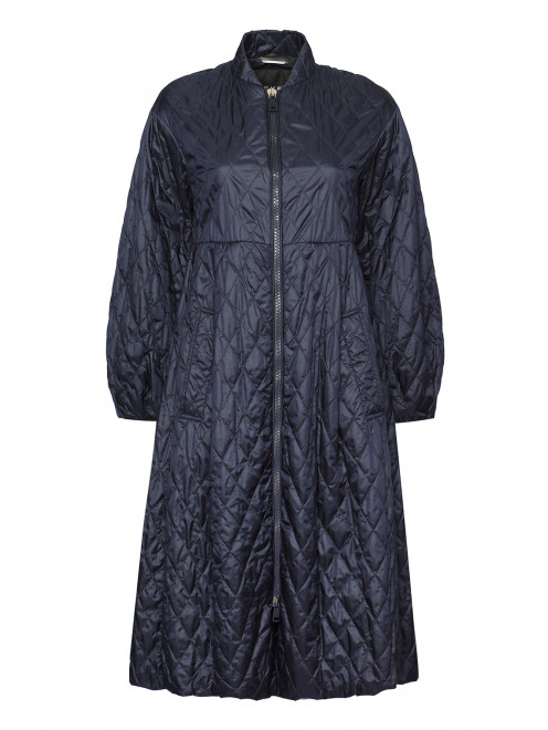 Стеганое пальто на молнии с карманами Weekend Max Mara - Общий вид