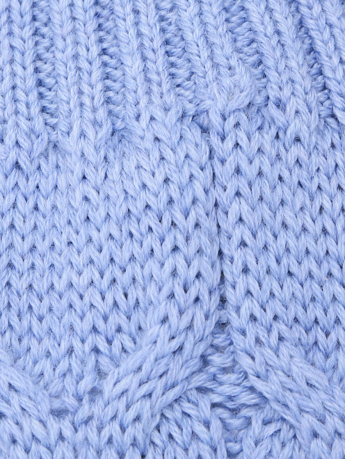 Шерстяной шарф с аппликацией Moncler - Деталь