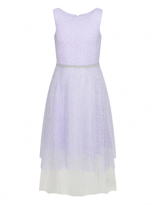 Платье из хлопка кружевное Rhea Costa - Общий вид