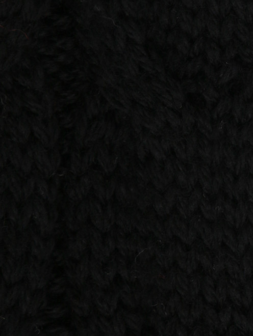Шерстяной шарф с узором Moncler - Деталь