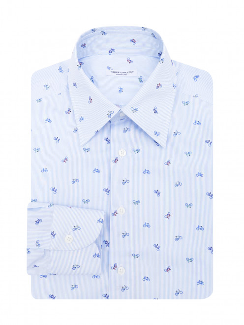 Рубашка из хлопка с узором Roberto Ricetti - Общий вид