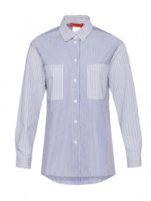 Рубашка из хлопка с узором "полоска" Max&Co - Общий вид