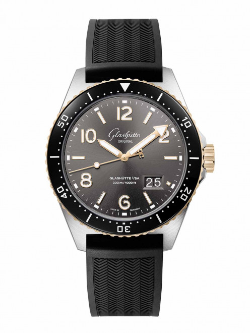  Часы с автоподзаводом на браслете из каучука SeaQ Glashutte - Общий вид