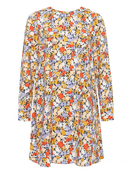 Платье-мини из цветочным узором Max&Co - Общий вид