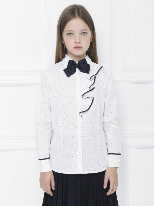 Рубашка со съемным галстуком Aletta Couture - МодельВерхНиз