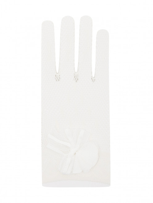 Перчатки ажурные с декором Aletta Couture - Обтравка1