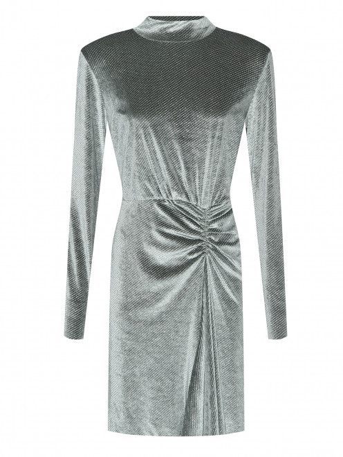 Платье со сборкой, декорированное блестками Max&Co - Общий вид