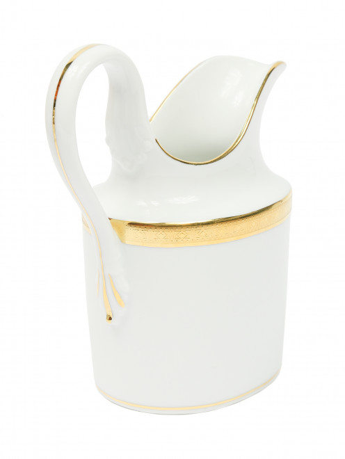 Молочник из фарфора с золотой окантовкой Ginori 1735 - Обтравка1