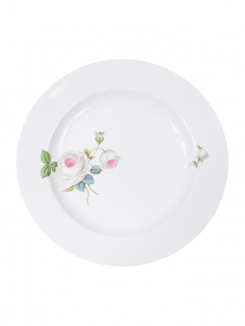 Тарелка десертная из фарфора с цветочным узором Meissen - Общий вид