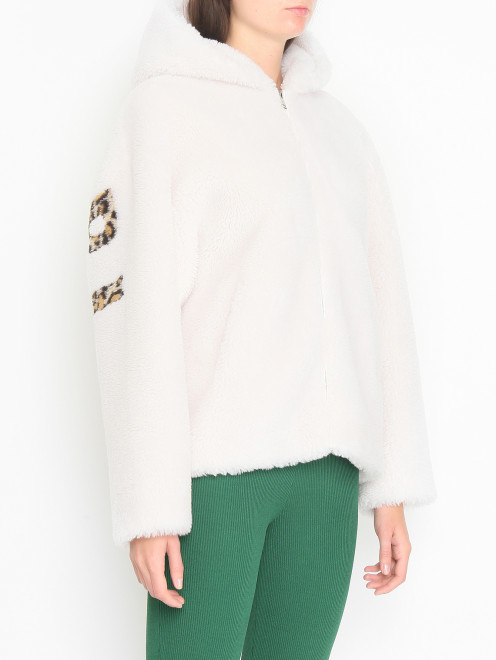Укороченная куртка с узором на молнии Forte Dei Marmi Couture - МодельВерхНиз