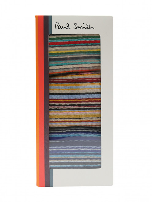 Набор из 3 пар носков из хлопка с узором полоска Paul Smith - Общий вид