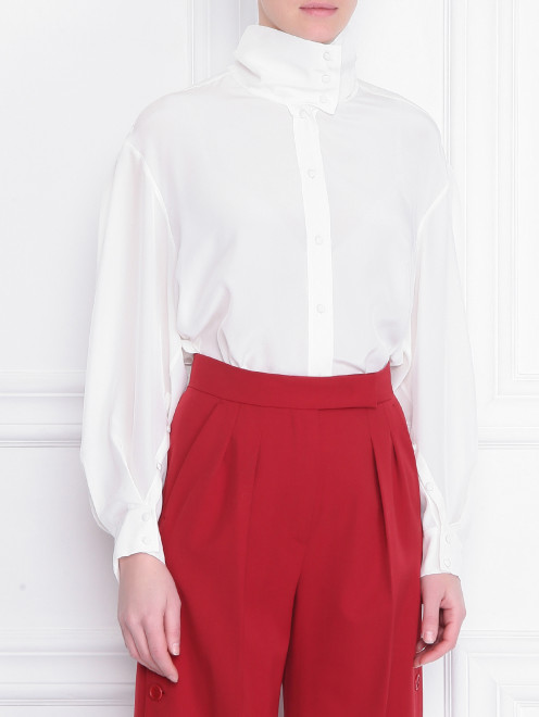 Блуза из шелка с объемными рукавами Iro - МодельВерхНиз