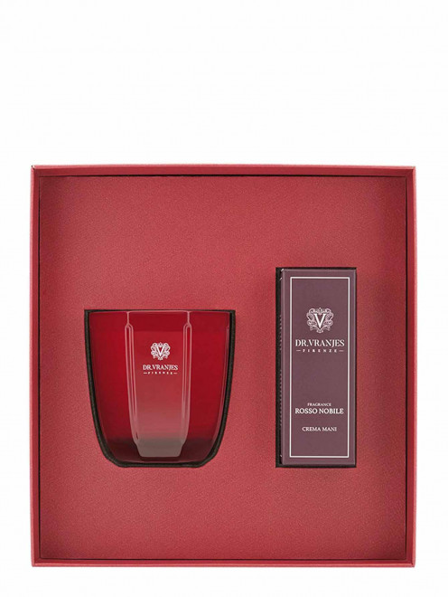  Набор свеча 200 г и крем для рук Rosso Nobile Home Fragrance Dr. Vranjes - Общий вид