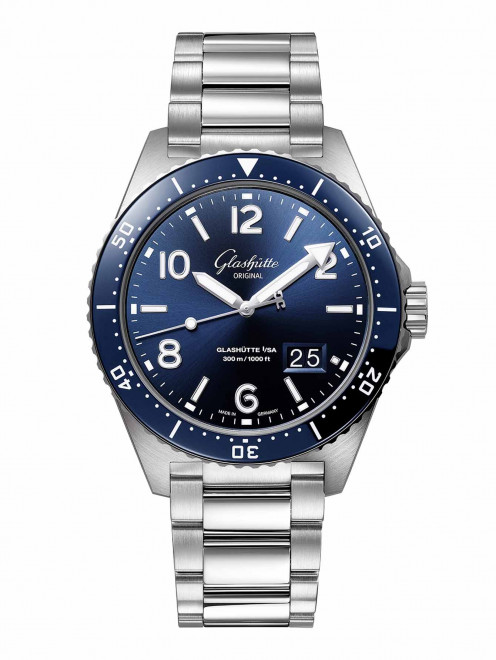  Часы с автоподзаводом на стальном браслете SeaQ Glashutte - Общий вид