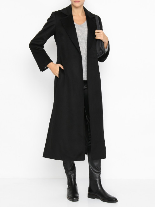Пальто из шерсти с поясом Max&Co - МодельОбщийВид