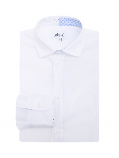 Рубашка классическая из хлопка Aletta Couture - Общий вид