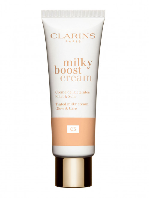  Тональный крем с эффектом сияния  03 Milky Boost Cream Clarins - Общий вид