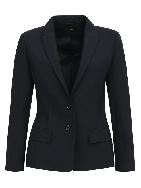 Пиджак однобортный из шерсти  Boss - Общий вид