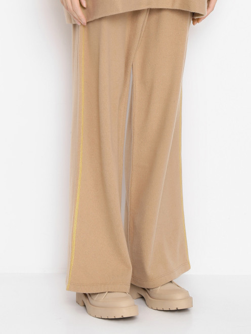 Трикотажные брюки из смешанной шерсти Max&Co - МодельВерхНиз