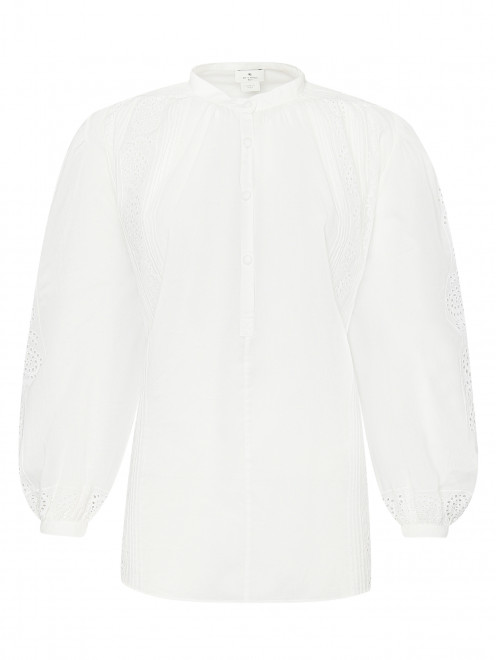 Блуза из хлопка с объемными рукавами Etro - Общий вид