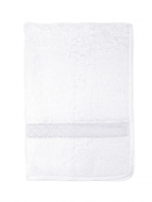 Махровое полотенце из хлопка с декоративной вставкой 40 x 60 Frette - Общий вид