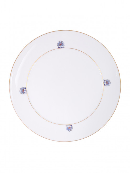 Набор из 6 обеденных тарелок с узором Meissen - Общий вид